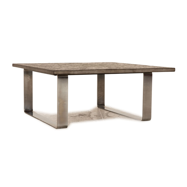 Draenert Primus 1062 Couchtisch Chrom Grau Ölschiefer Steinplatte