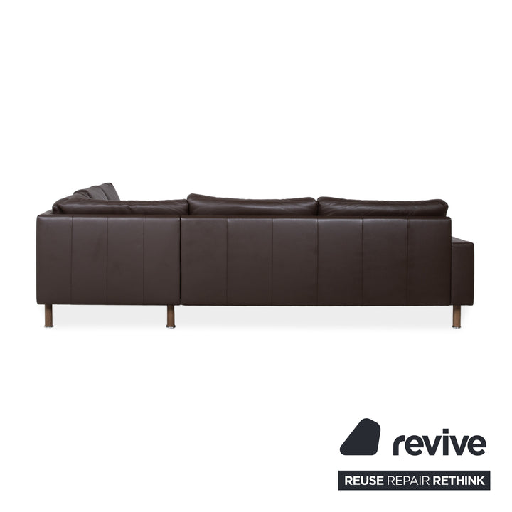 Erpo CL 500 Leder Ecksofa Braun Sofa Couch