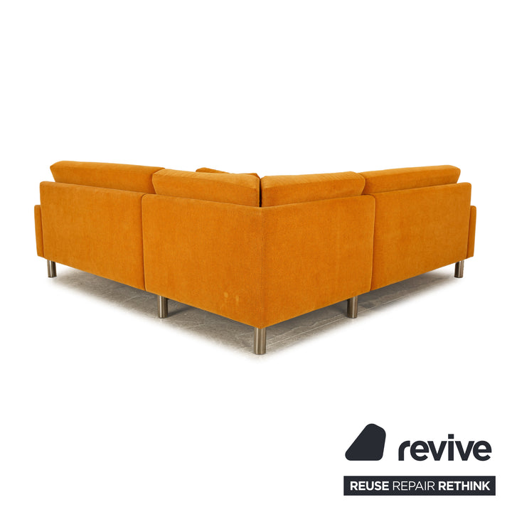 Canapé d'angle en tissu Erpo CL 500, canapé doré jaune