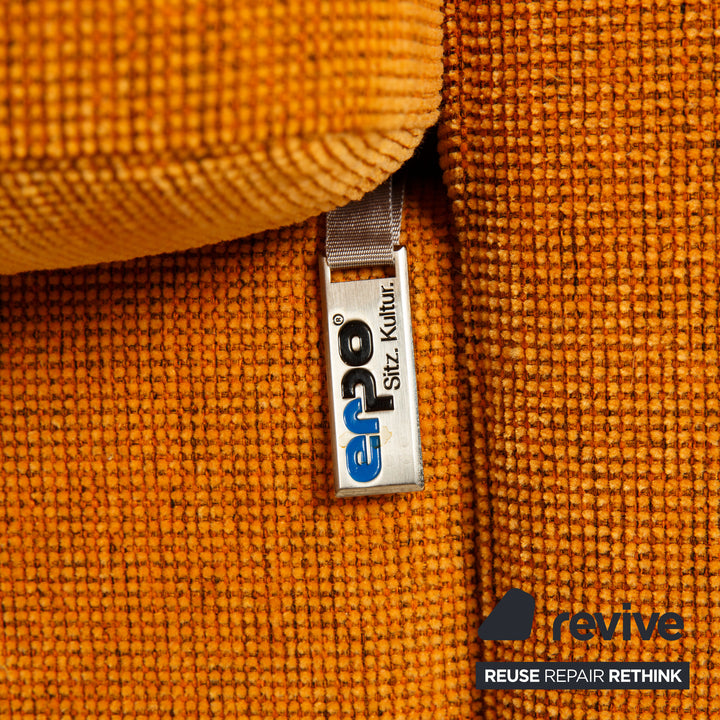 Canapé d'angle en tissu Erpo CL 500, canapé doré jaune