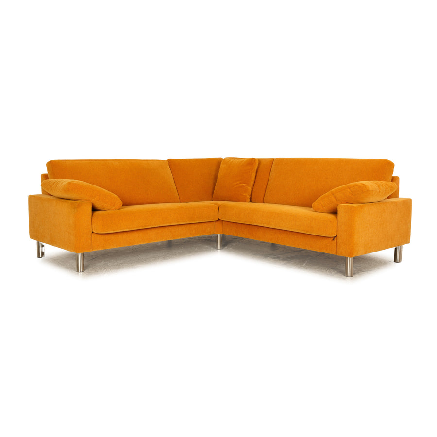 Canapé d'angle en tissu Erpo CL 500, canapé doré jaune