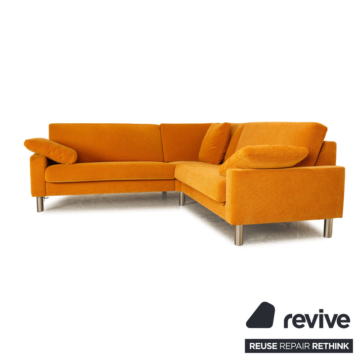 Canapé d'angle en tissu Erpo CL 500, canapé doré jaune