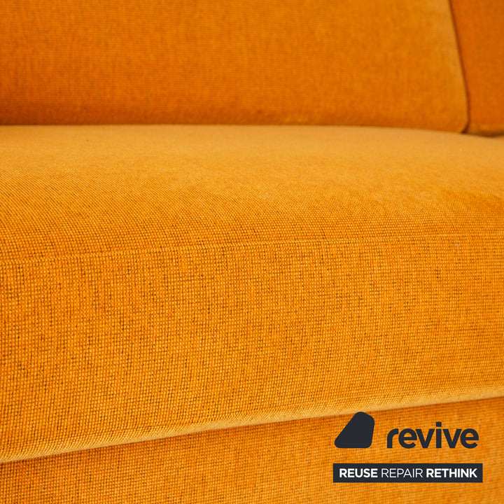 Canapé d'angle en tissu Erpo CL 500, canapé doré jaune