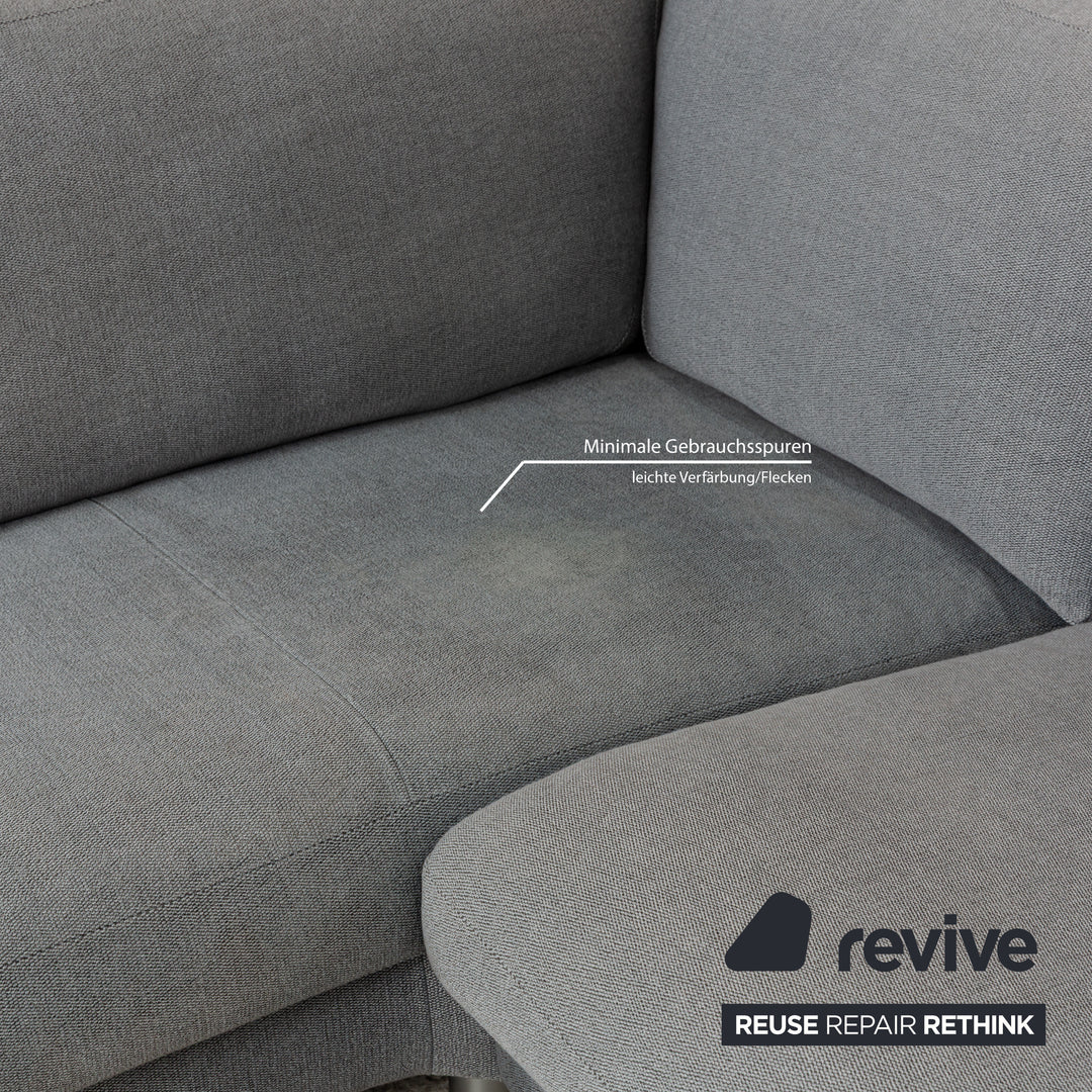 Erpo CL 500 Stoff Ecksofa Grau	Sofa Couch