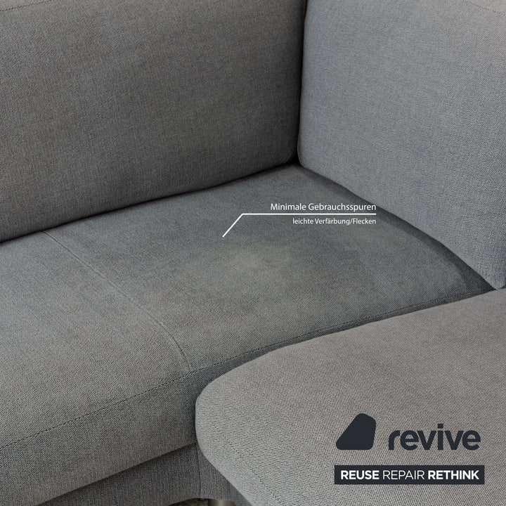 Erpo CL 500 Stoff Ecksofa Grau	Sofa Couch