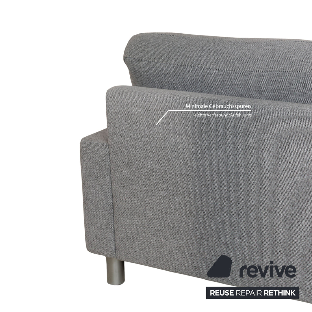 Erpo CL 500 Stoff Ecksofa Grau	Sofa Couch