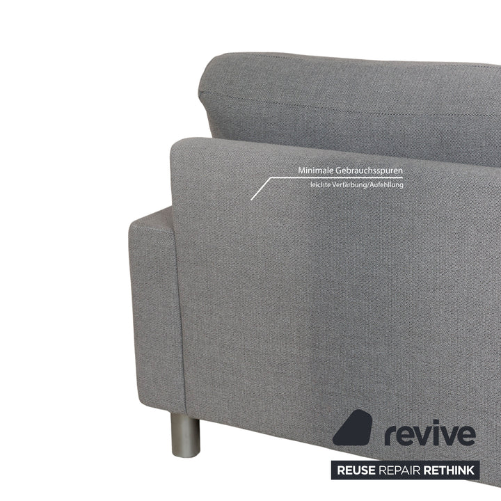 Erpo CL 500 Stoff Ecksofa Grau	Sofa Couch