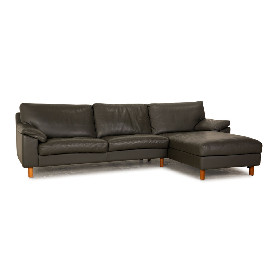 Erpo Classics 650 Canapé d'angle en cuir Gris Canapé