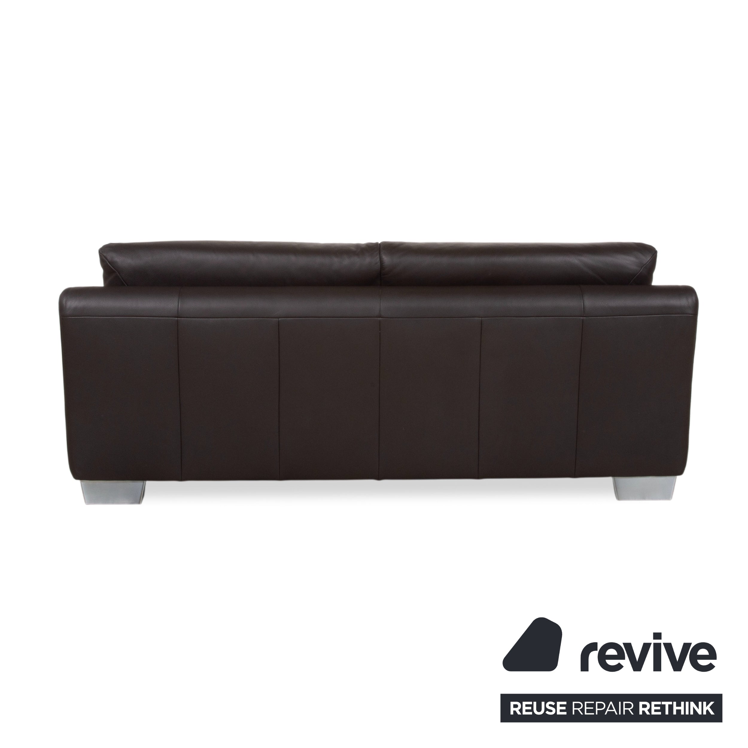 Ewald Schillig Bentley Leder Zweisitzer Braun Sofa Couch