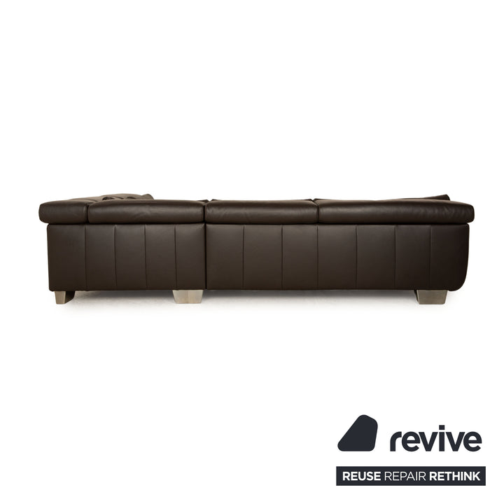 Ewald Schillig Brand Blues Ecksofa Mokka manuelle Funktion Sofa Couch