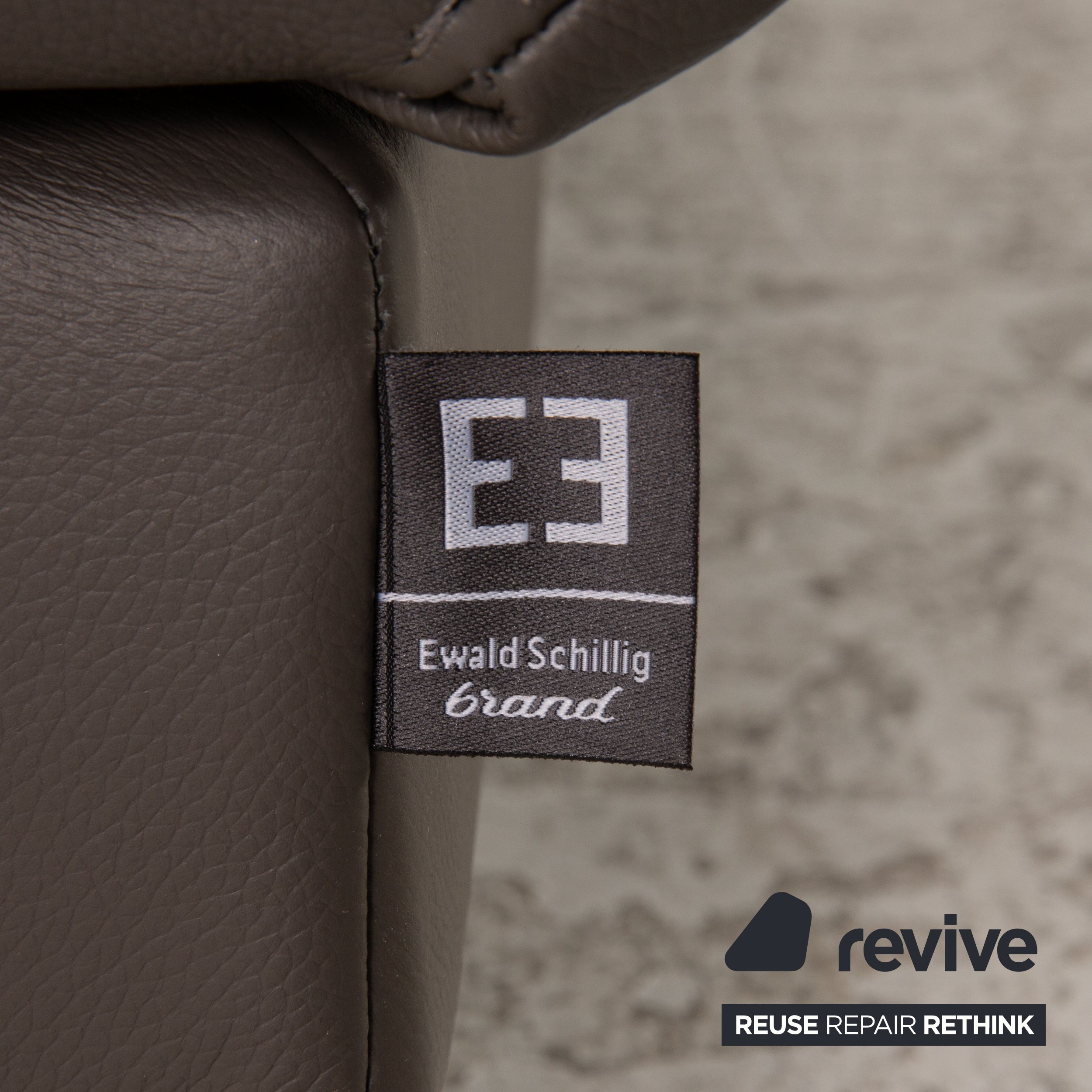 Ewald Schillig Brand Face Leder Ecksofa Braun Sofa Couch elektrische Funktion