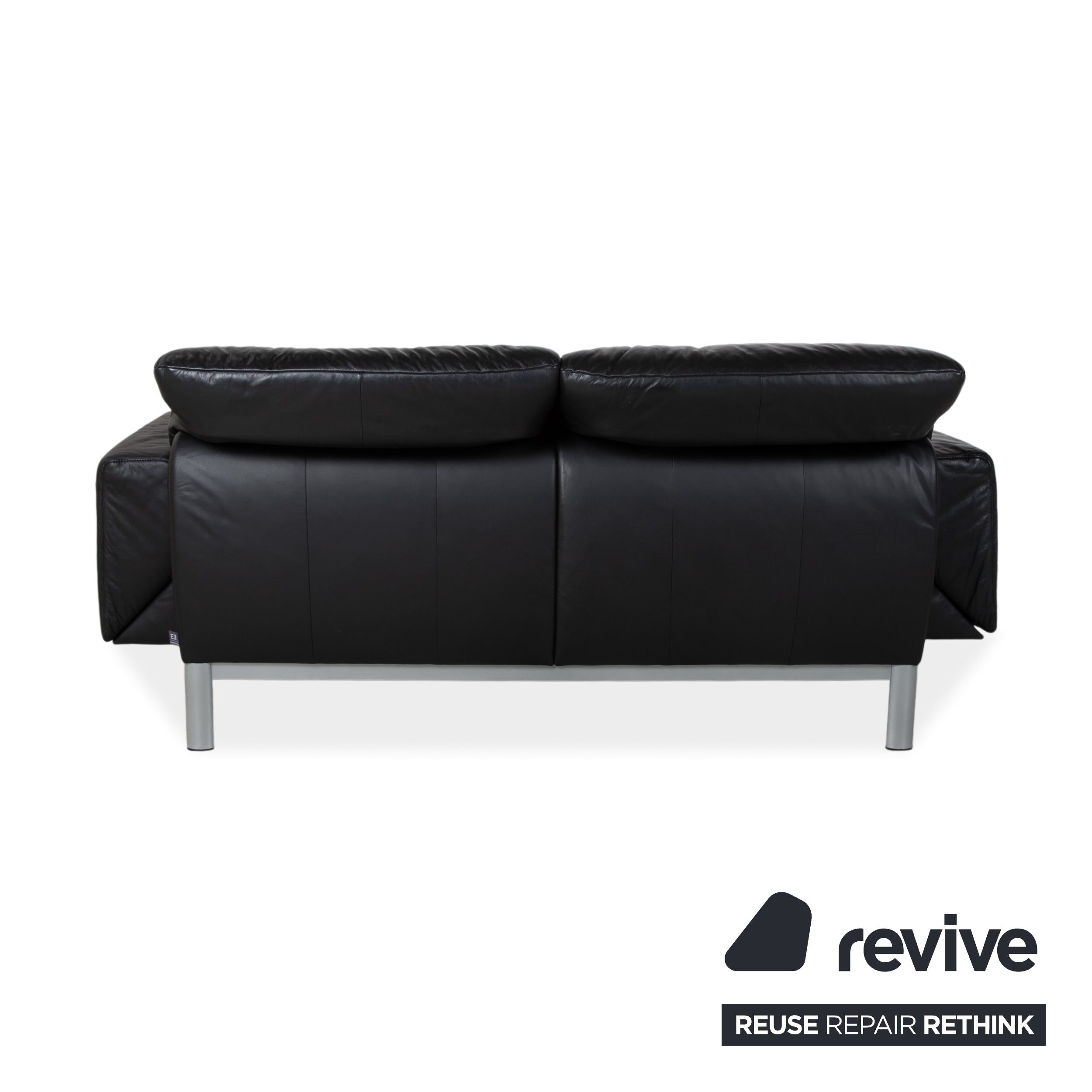 Ewald Schillig Columbo Kompaktes Leder Sofa mit Funktionalem Komfort