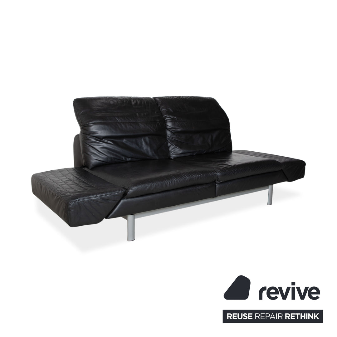 Ewald Schillig Columbo Kompaktes Leder Sofa mit Funktionalem Komfort
