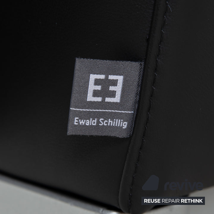 Ewald Schillig Columbo Kompaktes Leder Sofa mit Funktionalem Komfort