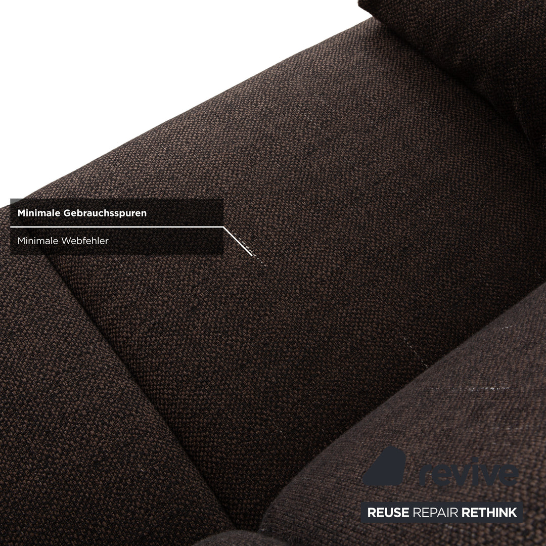 Ewald Schillig Concept Plus Stoff Ecksofa Braun Grau Sofa Couch