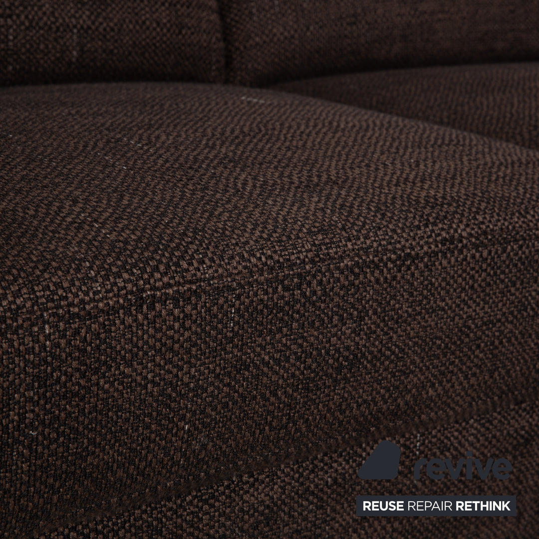 Ewald Schillig Concept Plus Stoff Ecksofa Braun Grau Sofa Couch