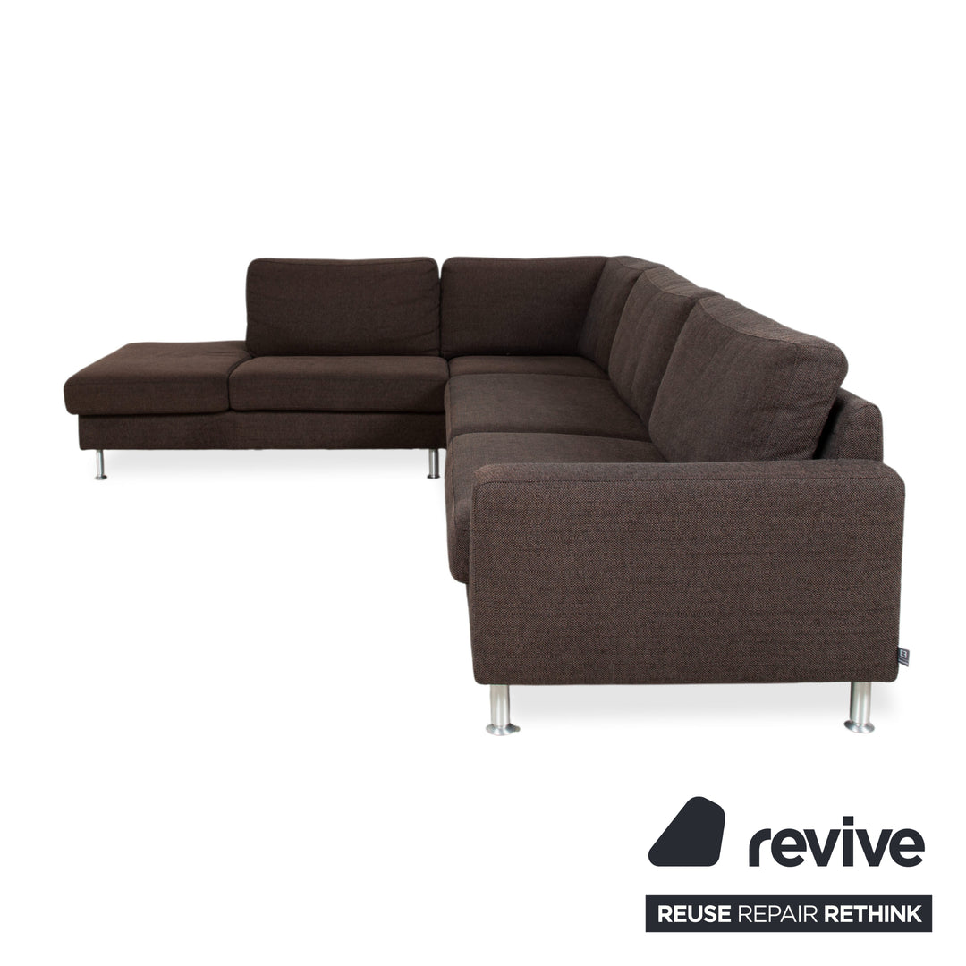 Ewald Schillig Concept Plus Stoff Garnitur Ecksofa Hocker Braun Grau Sofa Couch