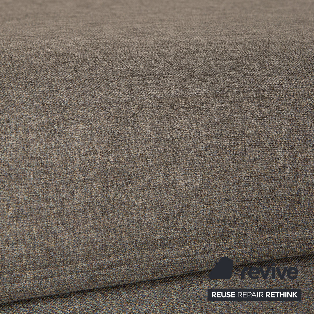 Ewald Schillig Domino fabric stool grey