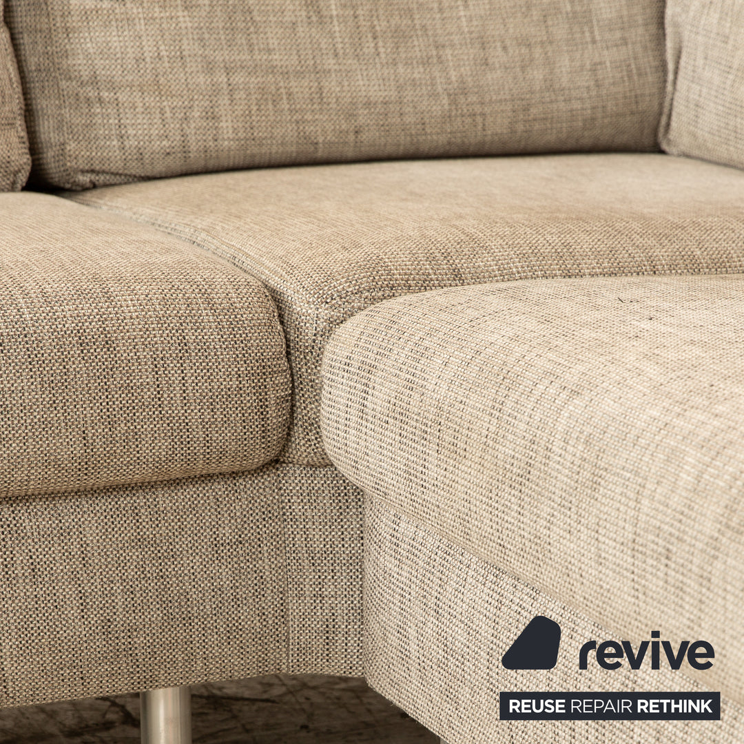 Ewald Schillig Flex Plus Fabric Corner Sofa Grey Sofa Couch
