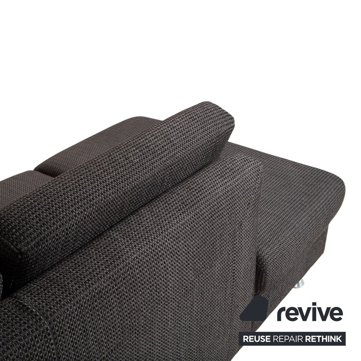 Ewald Schillig Flex Plus Fabric Corner Sofa Grey Sofa Couch