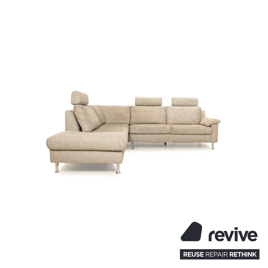 Ewald Schillig Flex Plus Fabric Corner Sofa Grey Sofa Couch