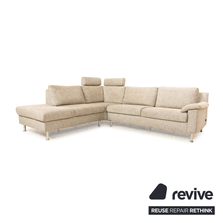 Ewald Schillig Flex Plus Fabric Corner Sofa Grey Sofa Couch
