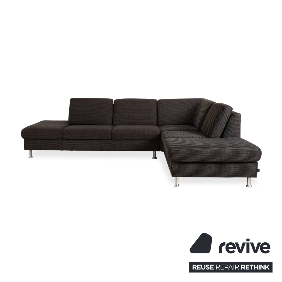 Ewald Schillig Flex Plus Fabric Corner Sofa Grey Sofa Couch