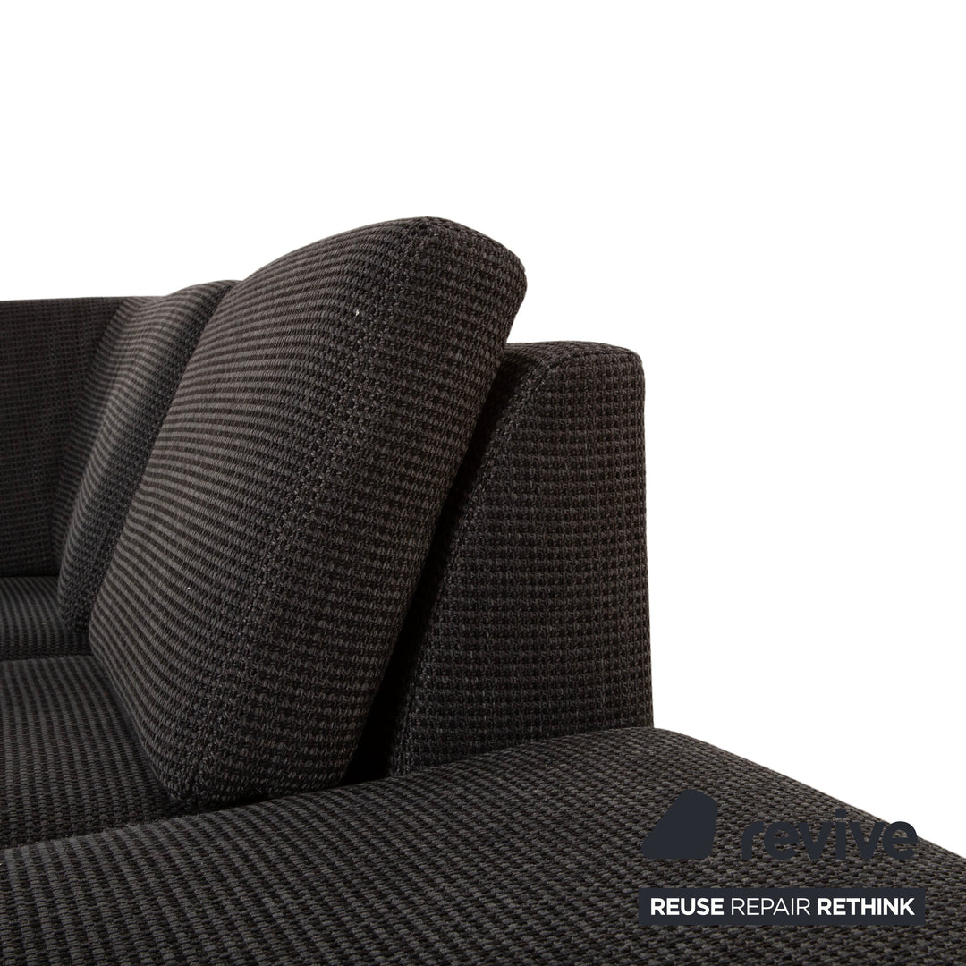 Ewald Schillig Flex Plus Fabric Corner Sofa Grey Sofa Couch