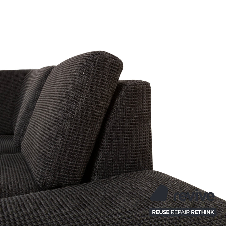 Ewald Schillig Flex Plus Fabric Corner Sofa Grey Sofa Couch
