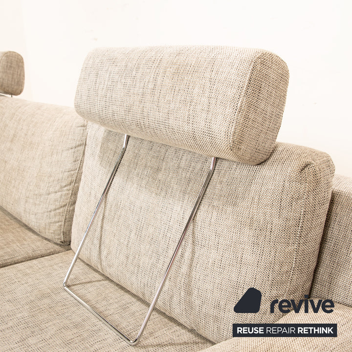 Ewald Schillig Flex Plus Fabric Corner Sofa Grey Sofa Couch