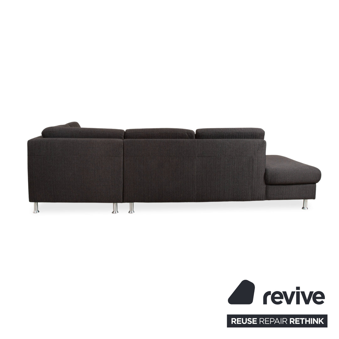 Ewald Schillig Flex Plus Fabric Corner Sofa Grey Sofa Couch