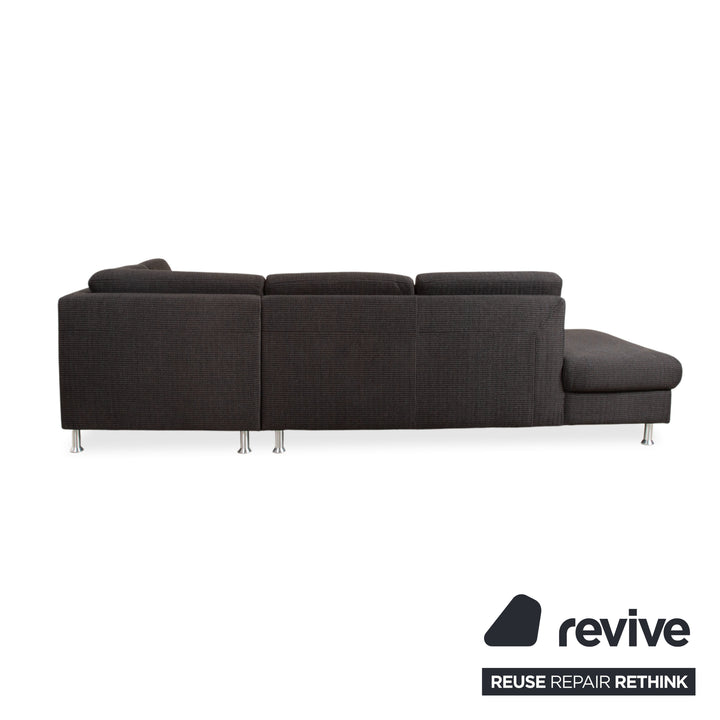 Ewald Schillig Flex Plus Fabric Corner Sofa Grey Sofa Couch
