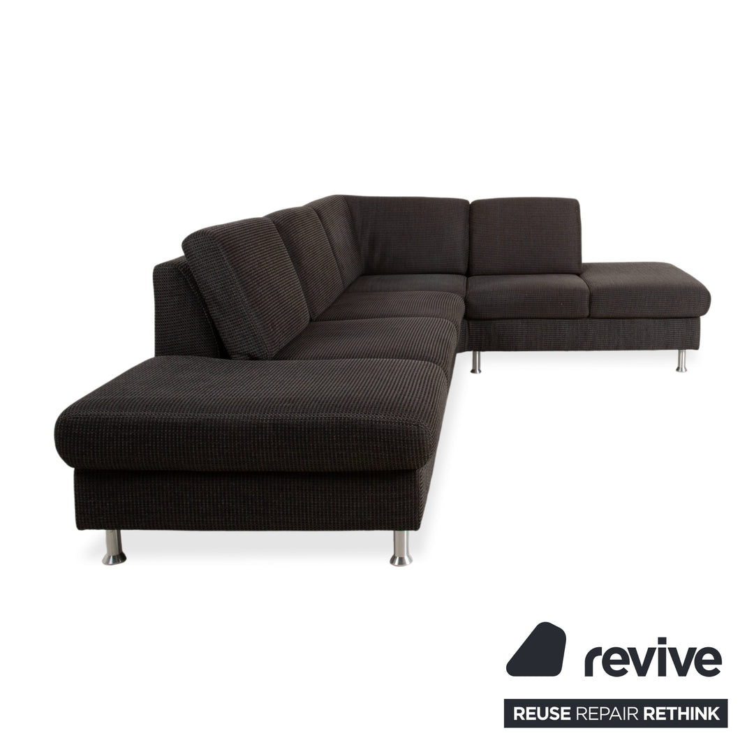 Ewald Schillig Flex Plus Fabric Corner Sofa Grey Sofa Couch