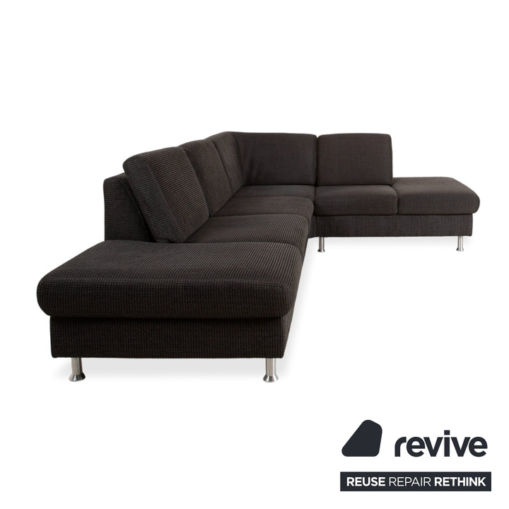 Ewald Schillig Flex Plus Fabric Corner Sofa Grey Sofa Couch