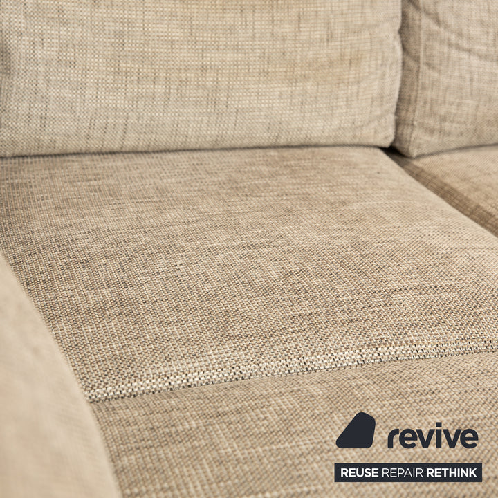Ewald Schillig Flex Plus Fabric Corner Sofa Grey Sofa Couch