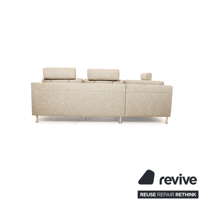 Ewald Schillig Flex Plus Fabric Corner Sofa Grey Sofa Couch