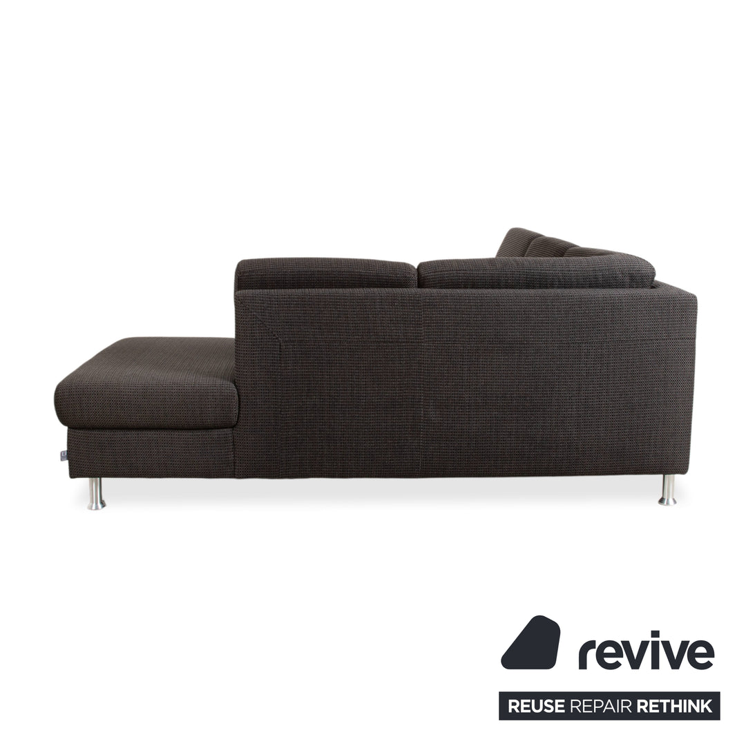 Ewald Schillig Flex Plus Fabric Corner Sofa Grey Sofa Couch