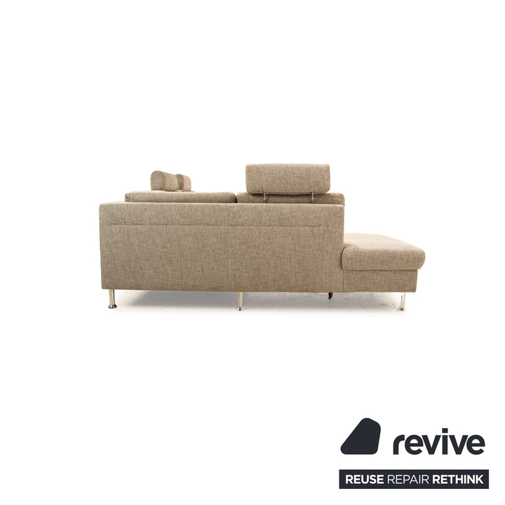 Ewald Schillig Flex Plus Fabric Corner Sofa Grey Sofa Couch