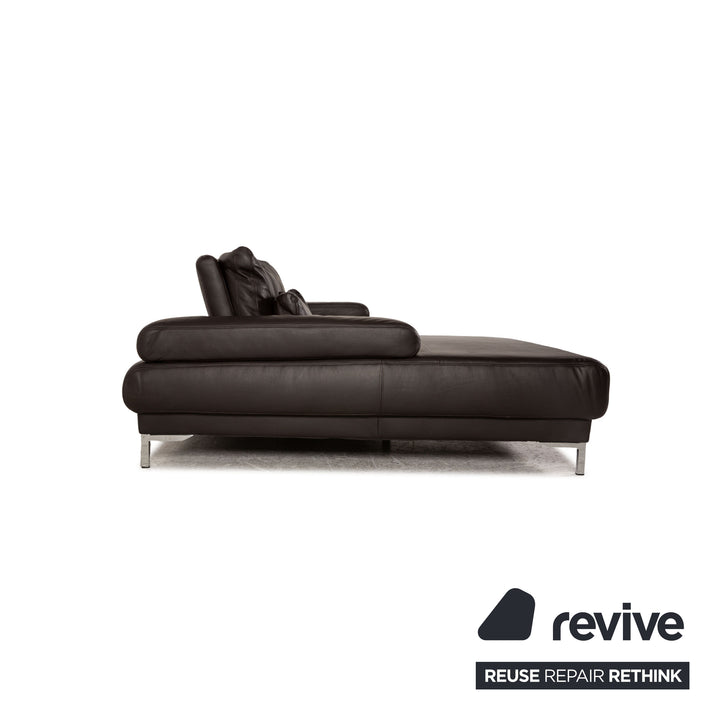 Ewald Schillig Harry Leather Corner Sofa Brown Sofa Couch Function