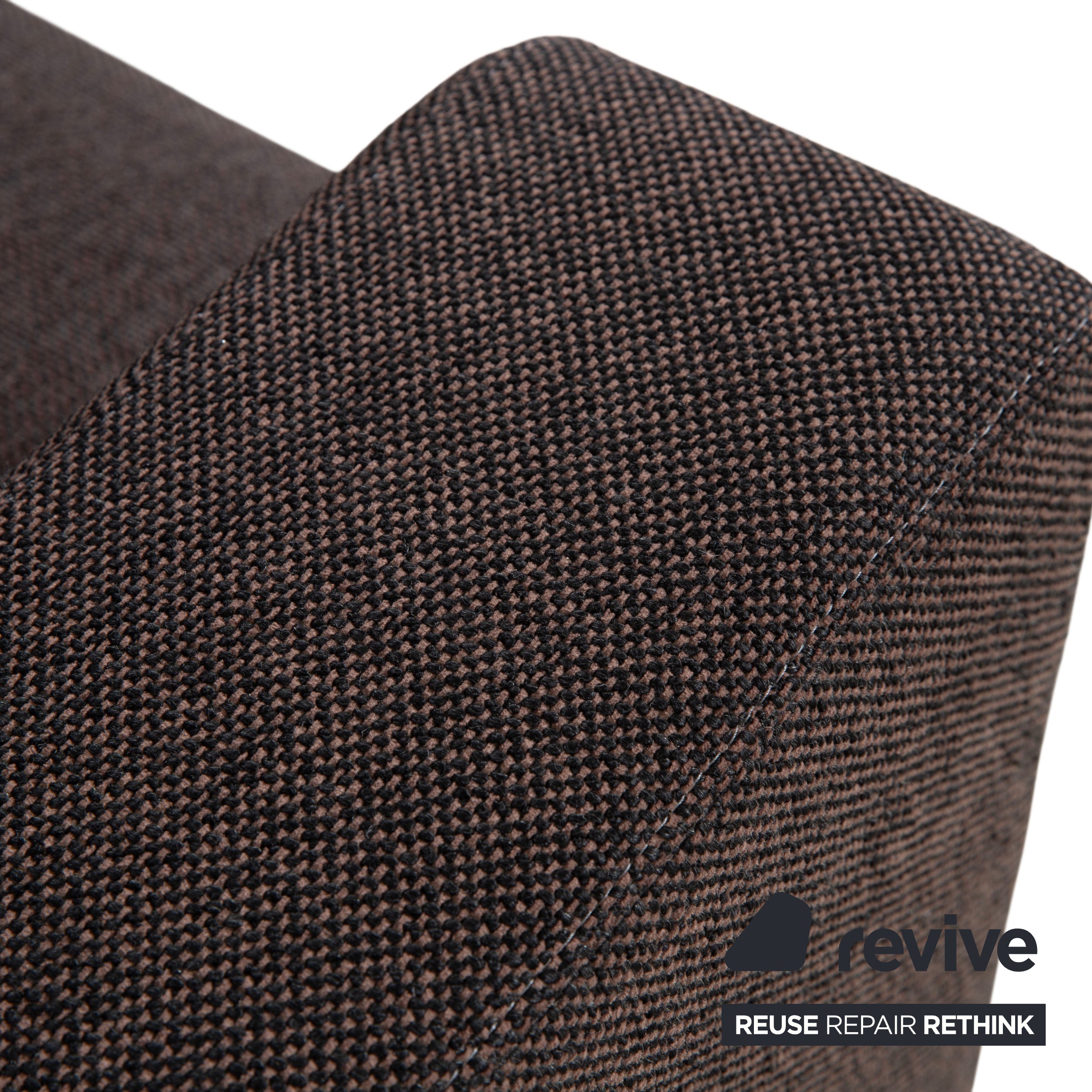Ewald Schillig Stoff Sessel Braun Grau