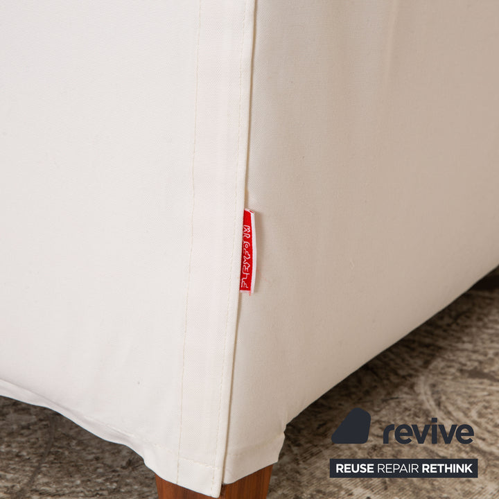 Canapé trois places en tissu Flexform Victor, blanc
