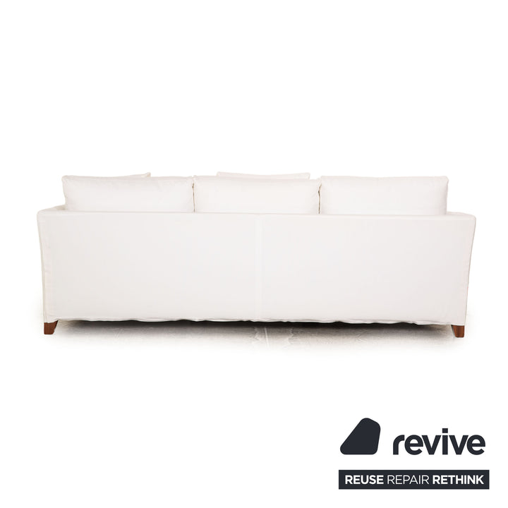 Canapé trois places en tissu Flexform Victor, blanc