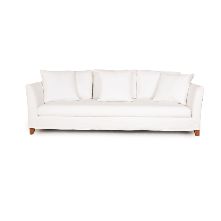 Canapé trois places en tissu Flexform Victor, blanc