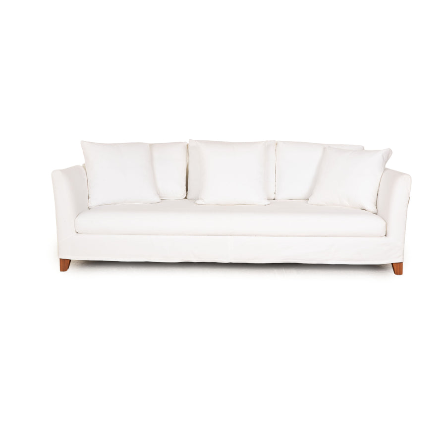 Canapé trois places en tissu Flexform Victor, blanc