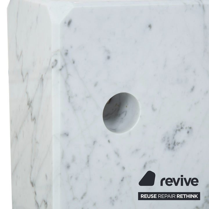 Flos Arco Marmor Stehlampe Silber