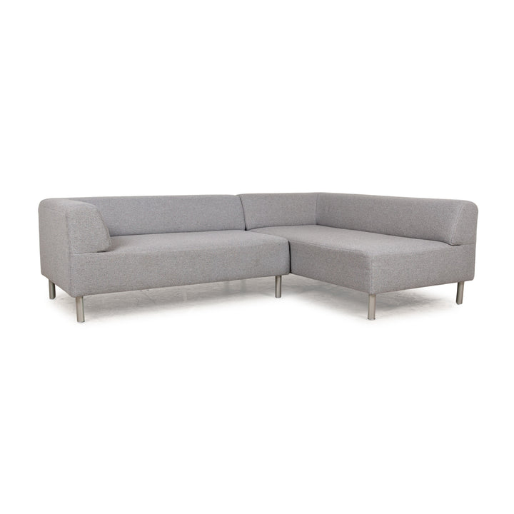 Freistil Rolf Benz 187 canapé d'angle en tissu gris chaise longue canapé droit ou gauche
