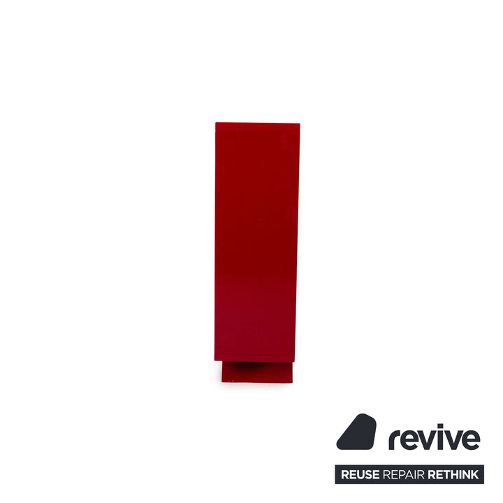 Buffet en bois Habitat rouge