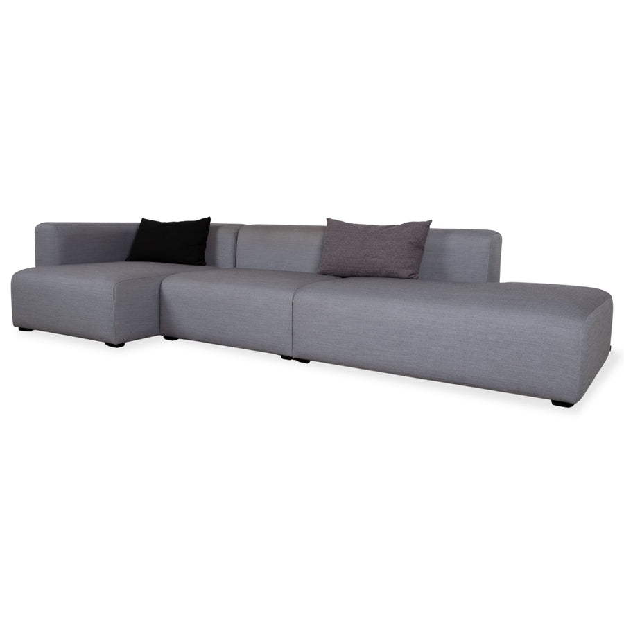 HAY Mags Stoff Ecksofa Grau Sofa Couch