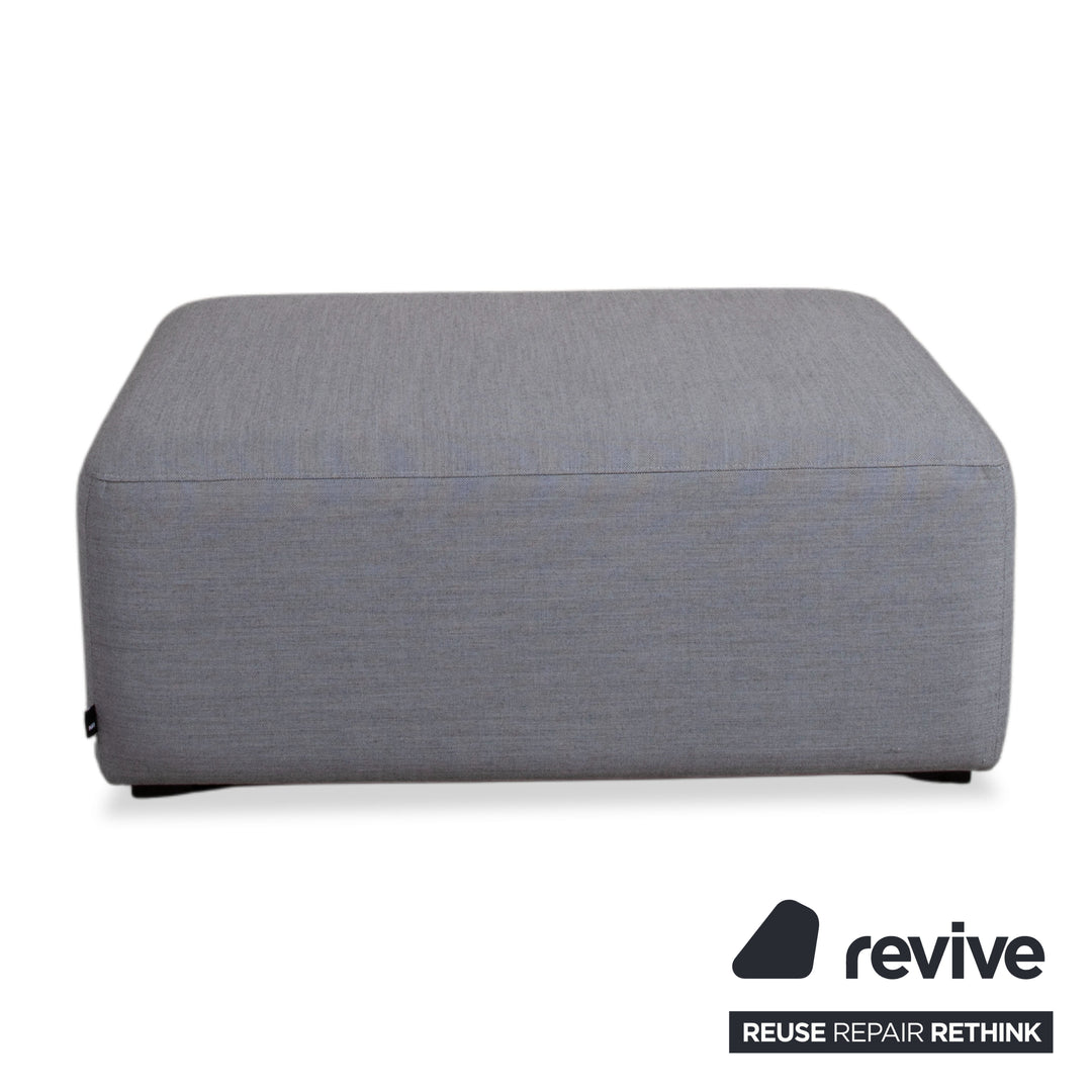 Canapé d'angle en tissu HAY Mags, pouf, gris