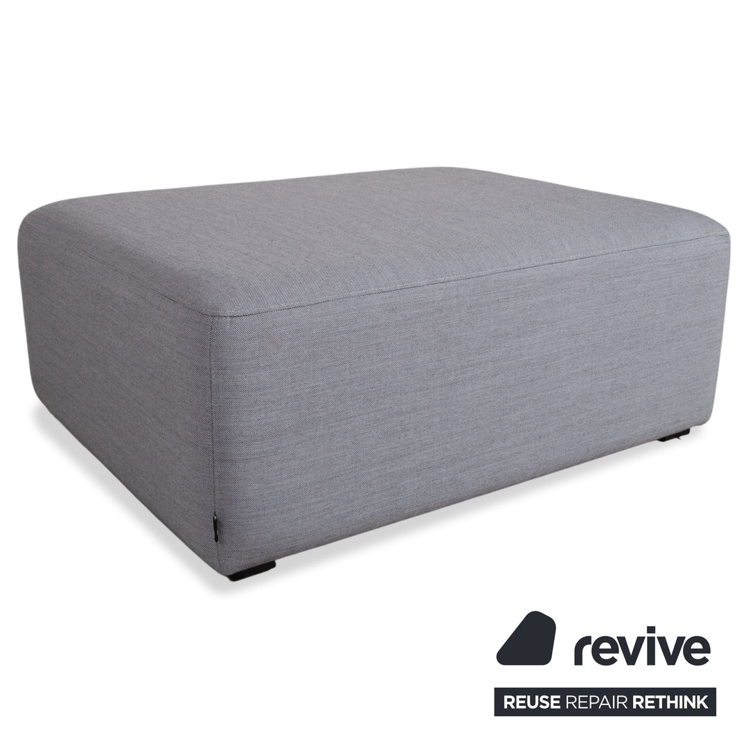 Canapé d'angle en tissu HAY Mags, pouf, gris